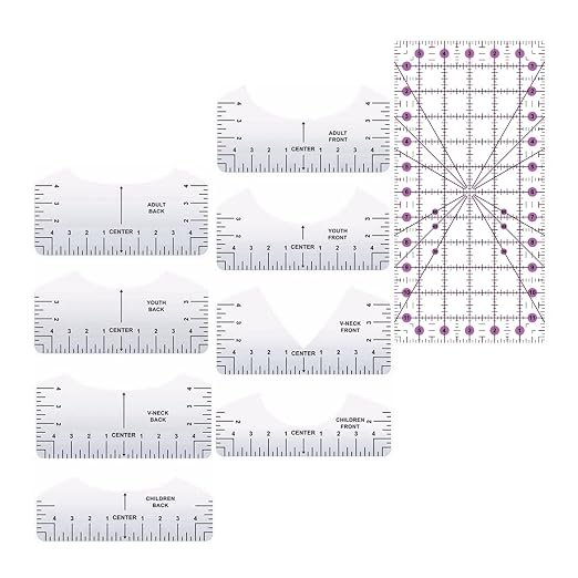 T-Shirt Ruler Guide for Vinyl Alignment, Tshirt Rulers to Center HTV Designs by LINXIAO