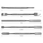 SURGICAL ONLINE Metal Spatula 5 pcs Set Kit Tools - Image 2