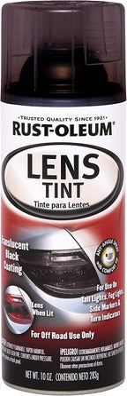 Rust-Oleum 253256 Automotive Lens Tint Coating Spray, 10 oz, Translucent Black by Rust-Oleum