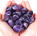 DUQGUHO Amethyst Healing Crystals Stones Set Natural Bulk Crystals Tumbled by DUQGUHO