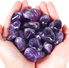 DUQGUHO Amethyst Healing Crystals Stones Set Natural Bulk Crystals Tumbled by DUQGUHO