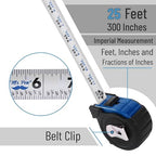 Mr. Pen- Retractable Tape Measure 25 ft, Dark Blue, Easy Read | Steel - Image 3