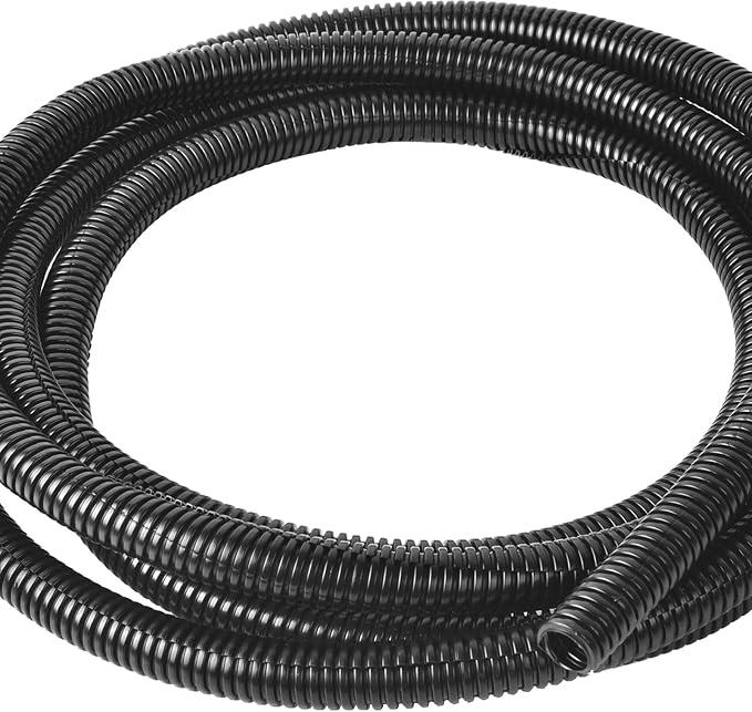 3/8 Inch Wire Loom Split Tubing - 25 ft Cord Protector Electric Wires Covers by ALLWIN