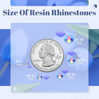 12000PCS 2mm Resin Jelly Rhinestones in Bulk, Bedazzling Flatback Crystals - Image 3