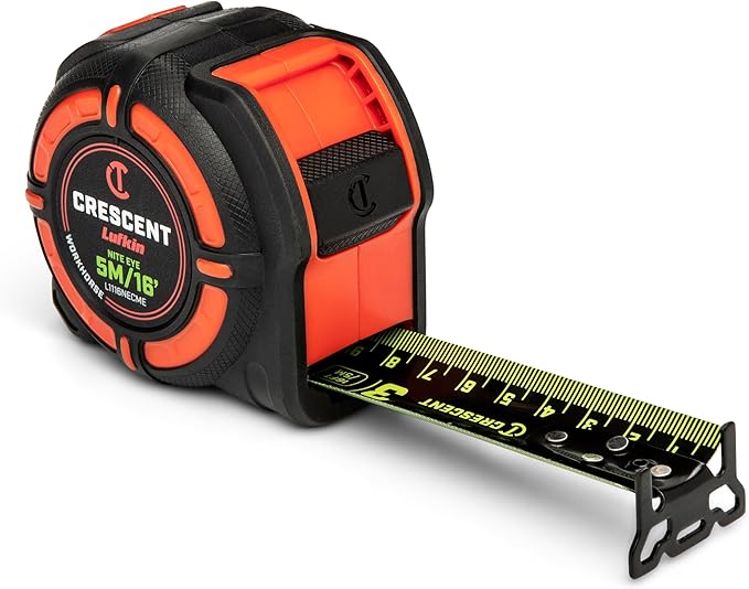 Crescent Lufkin 5 Meter / 16 Ft. WORKHORSE NITE EYE Tape Measure | L1116NECME - Image 7