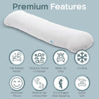 SleepCloud Weighted Body Pillow 6.5lbs - Image 3