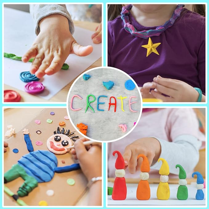 ESSENSON Air Dry Clay 64 Colors, Modeling Clay - Image 5