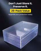 5.4" x 7.5" Jumbo Card Sleeves, Hard Plastic Holders 25 Pack, 39PT | Toploaders - Image 6