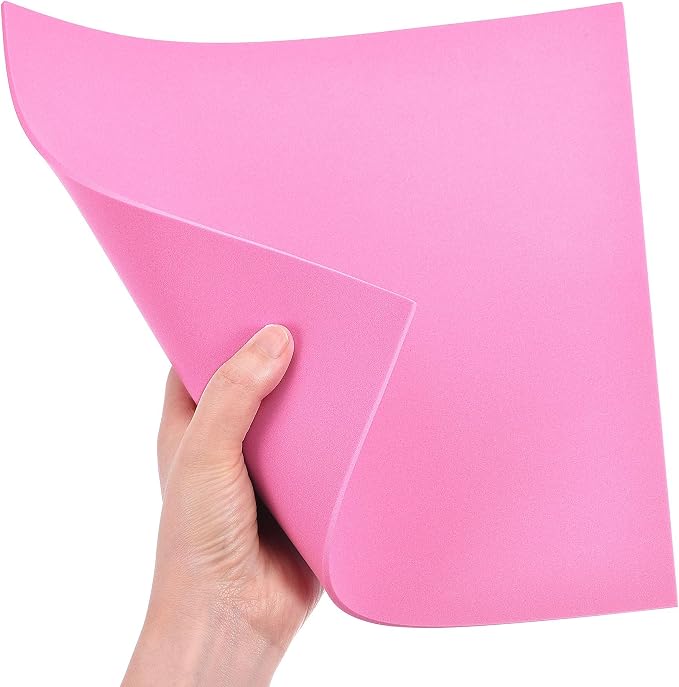 uxcell Pink EVA Foam Sheets 10 x 10 Inch 3mm Thickness - Image 5
