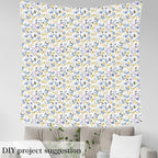 Daisy Floral Upholstery Fabric by The Yard, Bees and Flowers Outdoor Fabric by - Image 3