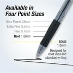 Pilot G2 Premium Refillable & Retractable Rolling Ball Gel Pens, Bold Point - Image 4