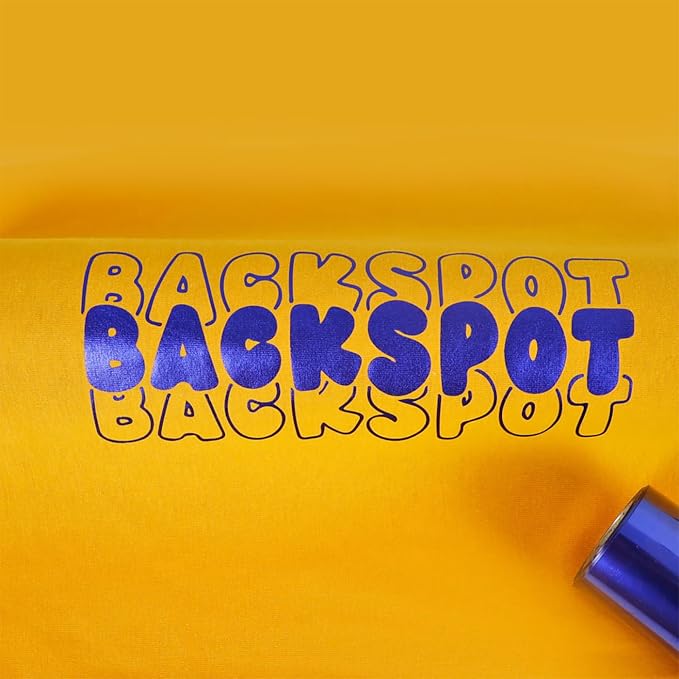 guangyintong Soft Metal Heat Transfer Vinyl Glossy Blue HTV Rolls, HTV Vinyl - Image 6