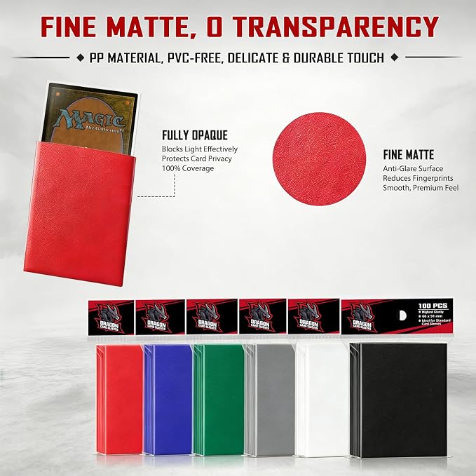 1200 Pack Matte Trading Card Sleeves Perfect - Image 4