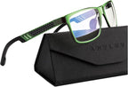 ANYLUV Blue Light Blocking Glasses Men Computer Gaming Glasses Lightweight by ANYLUV