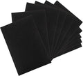 WUWEOT 10 Pack Black Stiff Felt Sheet, 17x11.8 Inches Fabric Hard Felt Squares by WUWEOT