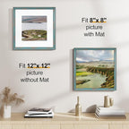 Vittanly 12x12 Picture Frames Set of 2, Ornate Vintage Photo Frame - Image 4