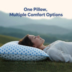 Memory Foam Pillow – Adjustable Loft Cooling Pillow Queen Size 1 Pack - Image 2