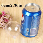 20 Clear Fillable Ornaments Balls- 60mm/2.36" Transparent Plastic Thickened - Image 6