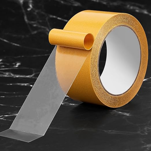 Ultra-Thin Clear Double Sided Tape Heavy Duty 2Inch X 66Feet Two Sides Strong by AI+AIKENUO