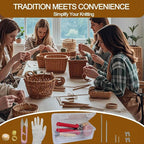 CCFREELIFE Upgrade 22 Pcs Basket Weaving Supplies, Basket Weaving Kits - Image 6