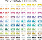 Artecho Acrylic Paint Markers 72 Colors, Acrylic Paint Pens - Image 2