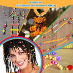 QPIXVB 1100pcs Pony Beads, Beads - Image 6