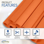 Orange EVA Foam Sheets, 6 x 9 Inch, 2mm Thick – Foam Paper - Image 4