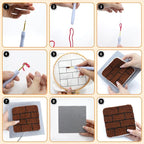 Groodo Punch Needle Coaster Kit, Kids & Adults Good Gift - Image 6