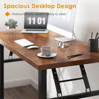 Need 47 inches Computer Desk Office Desk Folding Table - Image 5
