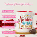 Rngmsi 20 Sheets Funny Sarcastic UV DTF Cup Wrap, Cold UV DTF Stickers | - Image 3