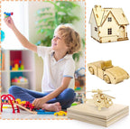 Yarlung 10 Pack Baltic Birch Plywood, 11.8 x 11.8 x 1/4 Inch Baltic Birch Wood - Image 5