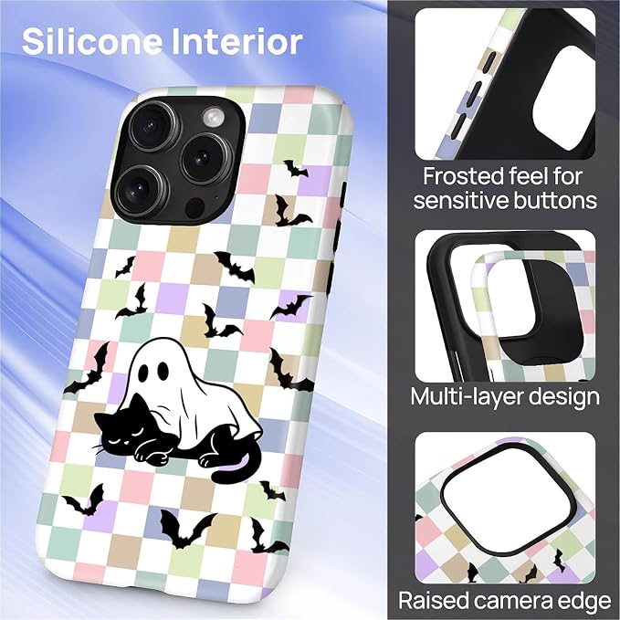 Case for iPhone 15 Pro Max, Scratch Resistant Hybrid Double Layer Hard - Image 3