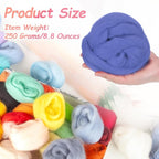 PATIKIL Wool Roving Yarn, 250G/8.8OZ Felting Wool Pure Roving Yarn - Image 2