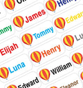 Personalized Name Labels for Kids – 60 Waterproof Peel-and-Stick Labels for by GILBIN