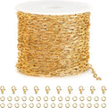 SMYHTGLIF 5 Meters Stainless Steel Paper Clip Chain by SMYHTGLIF