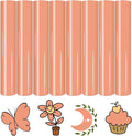 HTVSTD Peachy Pink Boho HTV Heat Transfer Vinyl 8pcs 12×10in Iron on Vinyl | by CraftingEveryday