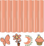 HTVSTD Peachy Pink Boho HTV Heat Transfer Vinyl 8pcs 12×10in Iron on Vinyl | by CraftingEveryday
