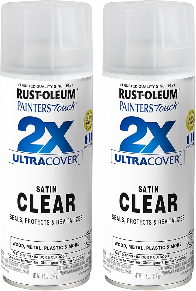 Rust-Oleum 346952-2PK Painter's Touch 2X Ultra Cover Spray Paint, 12 oz by Rust-Oleum