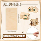 Riakrum Basswood Sheets Plywood Board Unfinished Wood Boards - Image 3