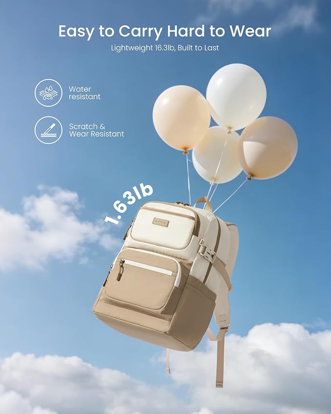 LOVEVOOK School Backpack for Teen Girls & College Students, Large Capacity - Image 4