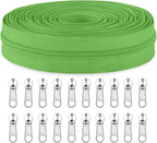 Sawoake #5 Nylon Coil Zippers by The Yard Bulk 10 Yards by Zipper