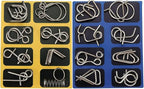 Metal Brain Teaser Puzzles, Steel IQ Games Physics Mind Metal Puzzles - Image 4