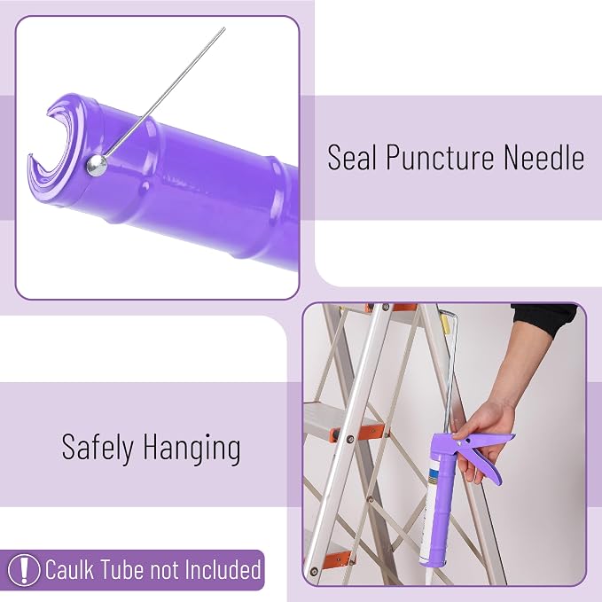 Bates- Caulking Gun, 10:1 Thrust Ratio, No Drip Sealant Gun | Silicone - Image 3