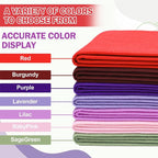 XSEINO Burgundy Large Felt Fabric 72" X 36 ", 1.4 mm Thick Soft Felt Fabric - Image 5