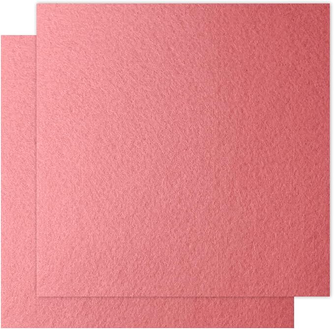 12" x 12" Felt Fabric Sheets for Crafts, Squares Felt Fabric Sheets, 1mm Thick by Unknown