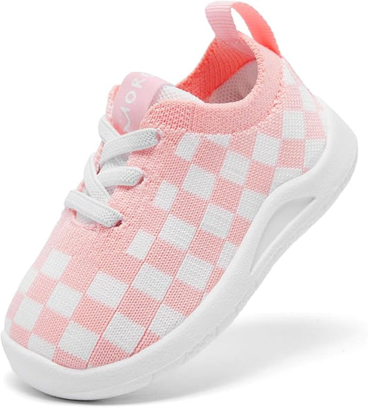 MORENDL Toddler Shoes Baby Walking Sock Shoes Infant Sneakers 0-4 Years Boy Girl Barefoot Tennis Shoe Non-Slip Brethable
