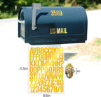 Letter Stickers, Mailbox Numbers, 1.5 Inch Waterproof Vinyl Alphabet | 1 1/2 - Image 3