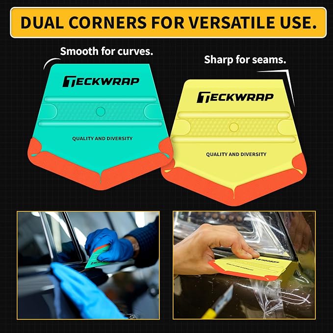 TECKWRAP Felt Squeegee for Vinyl Wrap Window Tint, Soft/Med | Pro Car Wrap Tool - Image 6