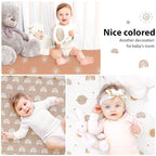 Baby Mini Crib Sheets Boy, Portable 38”x26” Pack and Play Sheets Fitted - Image 9