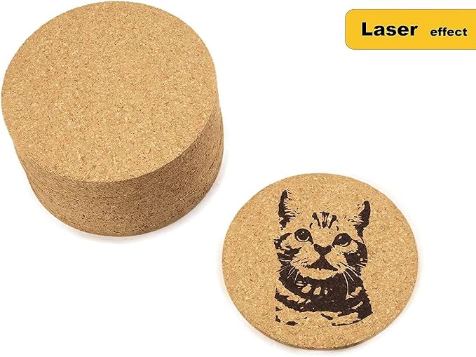 Faithful Panda 50 Pack Cork Coasters - Image 4
